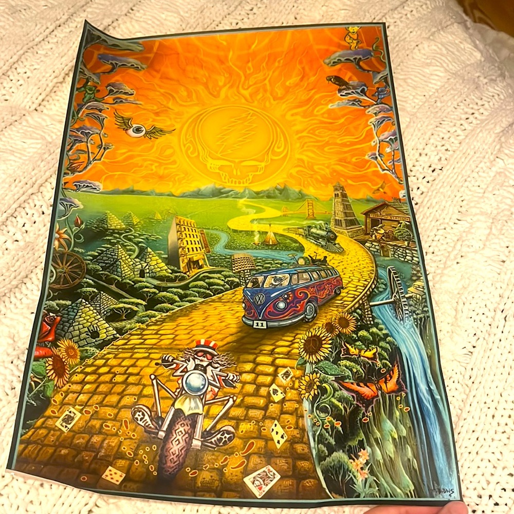 Grateful Dead hippie poster